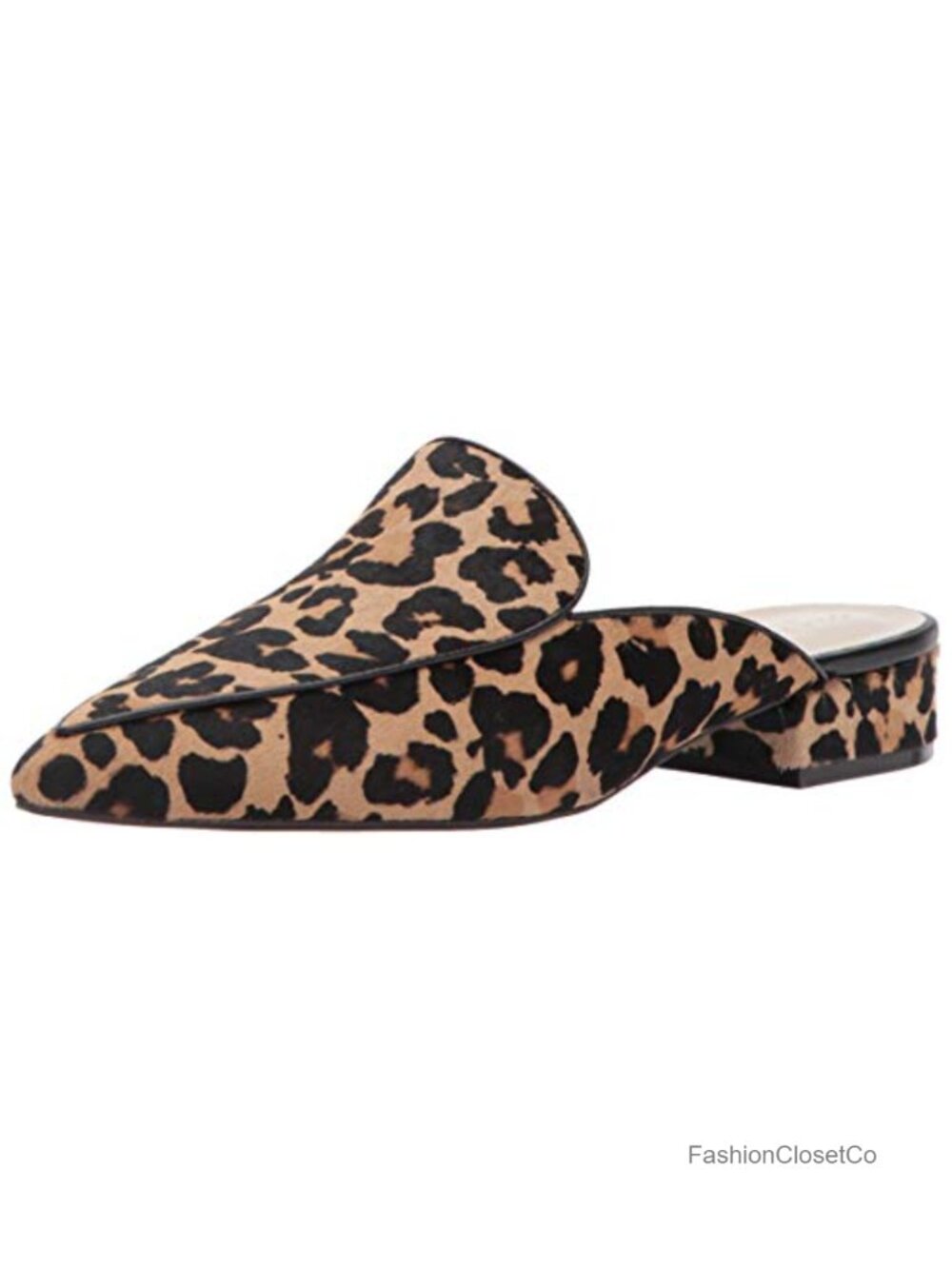 Leather Mules for Women Slip On Comfortable Business Casual Shoes